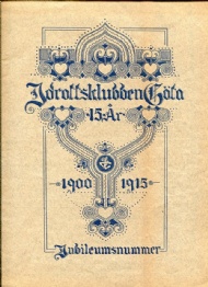Sportboken - Idrottsklubben Gta 1900-1915