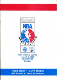 Sportboken - NBA World Clinics Jnkping 1992 Sweden