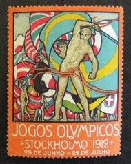 Sportboken - Olympiska Spelen Stockholm 1912 Portugal Brevmrke