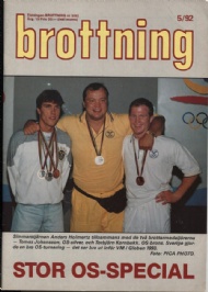 Sportboken - Brottning no. 5 1992 OS-special