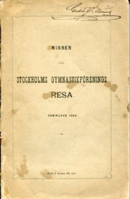 Sportboken - Minnen frn Stockholms Gymnastikfrenings resa 1880