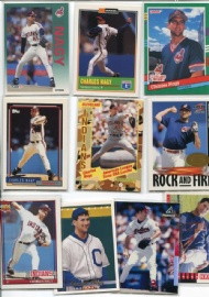 Sportboken - Charles Nagy baseballcards 1990-1997
