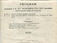Sportboken - Program IFK:s Tiokampstfling 1908