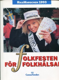 Sportboken - Folkfesten fr folkhlsan  Riksmarschen 1993