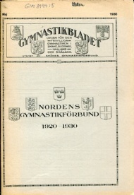 Sportboken - Gymnastikbladet Nordens gymnastikfrbund 1920-1930