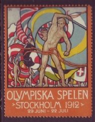 Sportboken - Olympiska Spelen Stockholm 1912 Svensk Brevmrke 