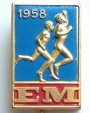 Pins-Nålmärken-Medaljer EM Fri-idrott 1958