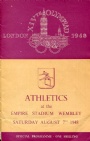PROGRAM Programme Athletics 7.8 XIVth Olympiad London 1948