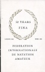 All Rare Books 52 years FINA London 1908 - Rome 1960