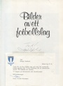 Autografer-Sportmemorabilia Bilder av ett fotbollslag Malmö FF 75 år