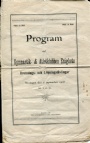 PROGRAM Program Brottnings- och löpningstävlingar 1908