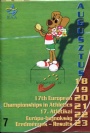 Friidrott-Athletics Programme 17th European Athletics Championships 18/8-23/8  1998 Budapest